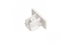 Ändstycke till 1-fas Skena Vit