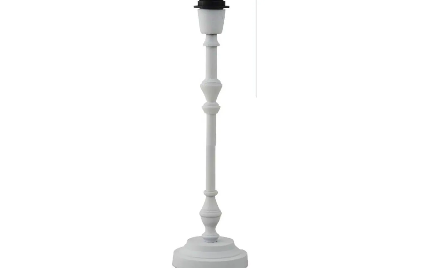 Nelly Lampfot 36cm Vit