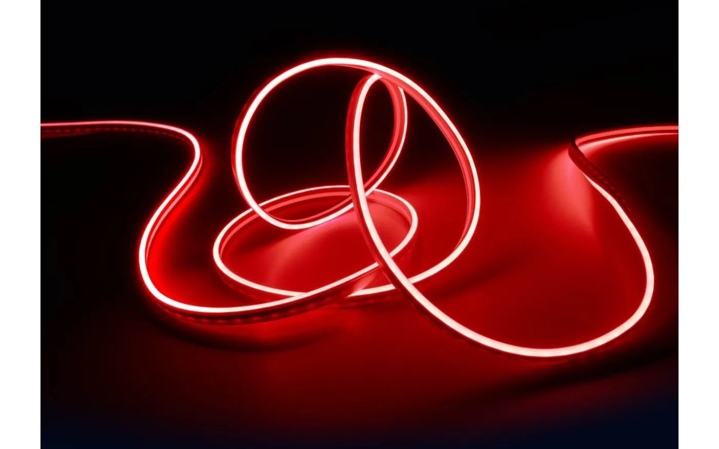 Neon LED-remsa 5m RGB+3000K Komplett Kit Vit