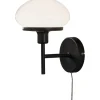 New August Vägglampa Svart