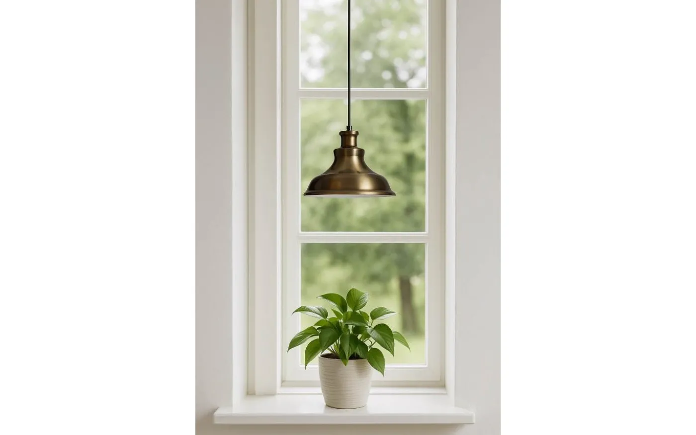 New Haven Fönsterlampa Mässing