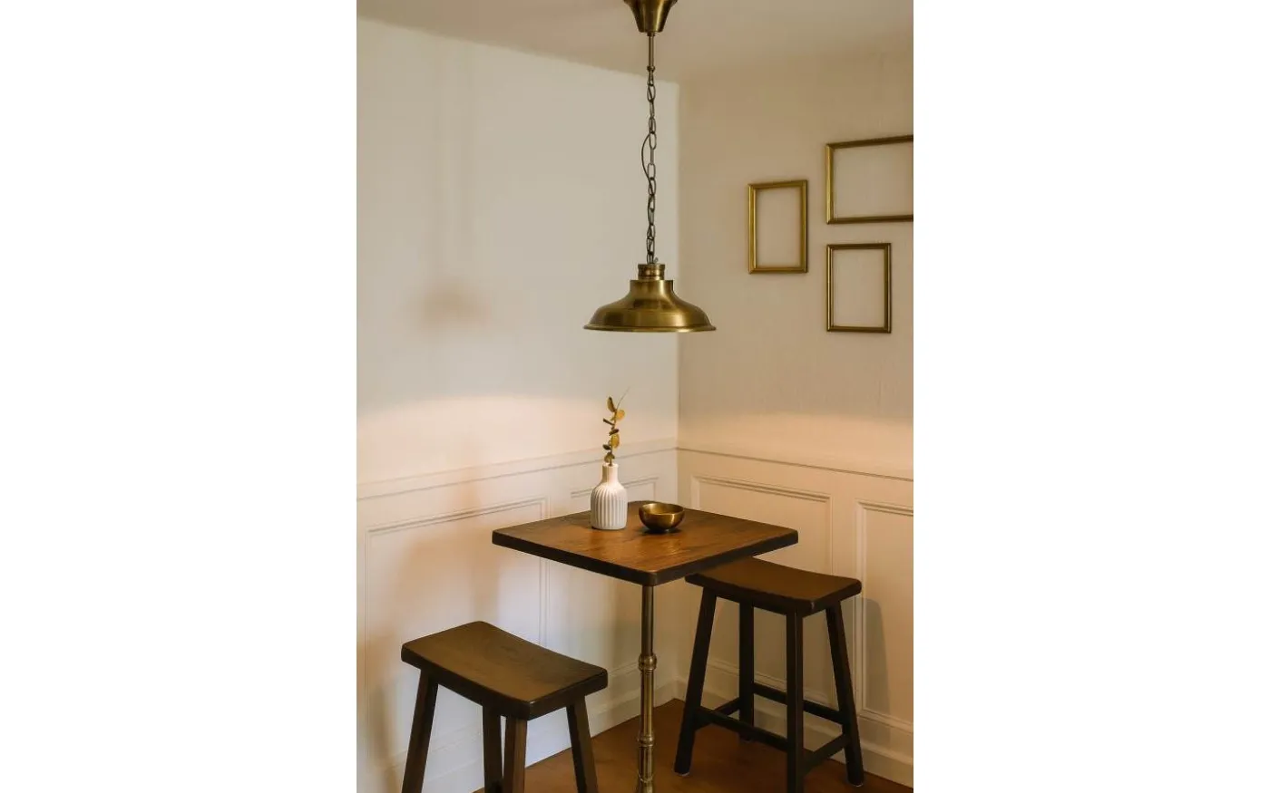 New Haven Taklampa 37cm Mässing