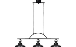 New Haven Taklampa 96cm 3xE14 Antik svart