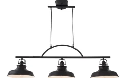 New Haven Taklampa 96cm 3xE14 Antik svart