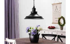 New Haven Taklampa XL 45cm E27 Antik svart