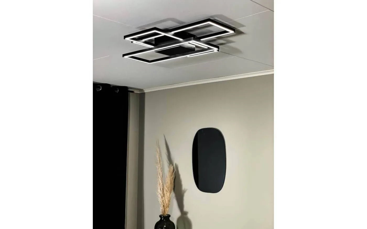 New York Plafond 70cm LED 45W 3000K Svart