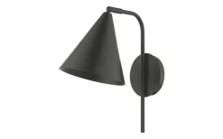 New York Vägglampa Svart