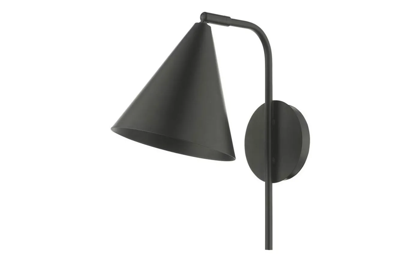 New York Vägglampa Svart