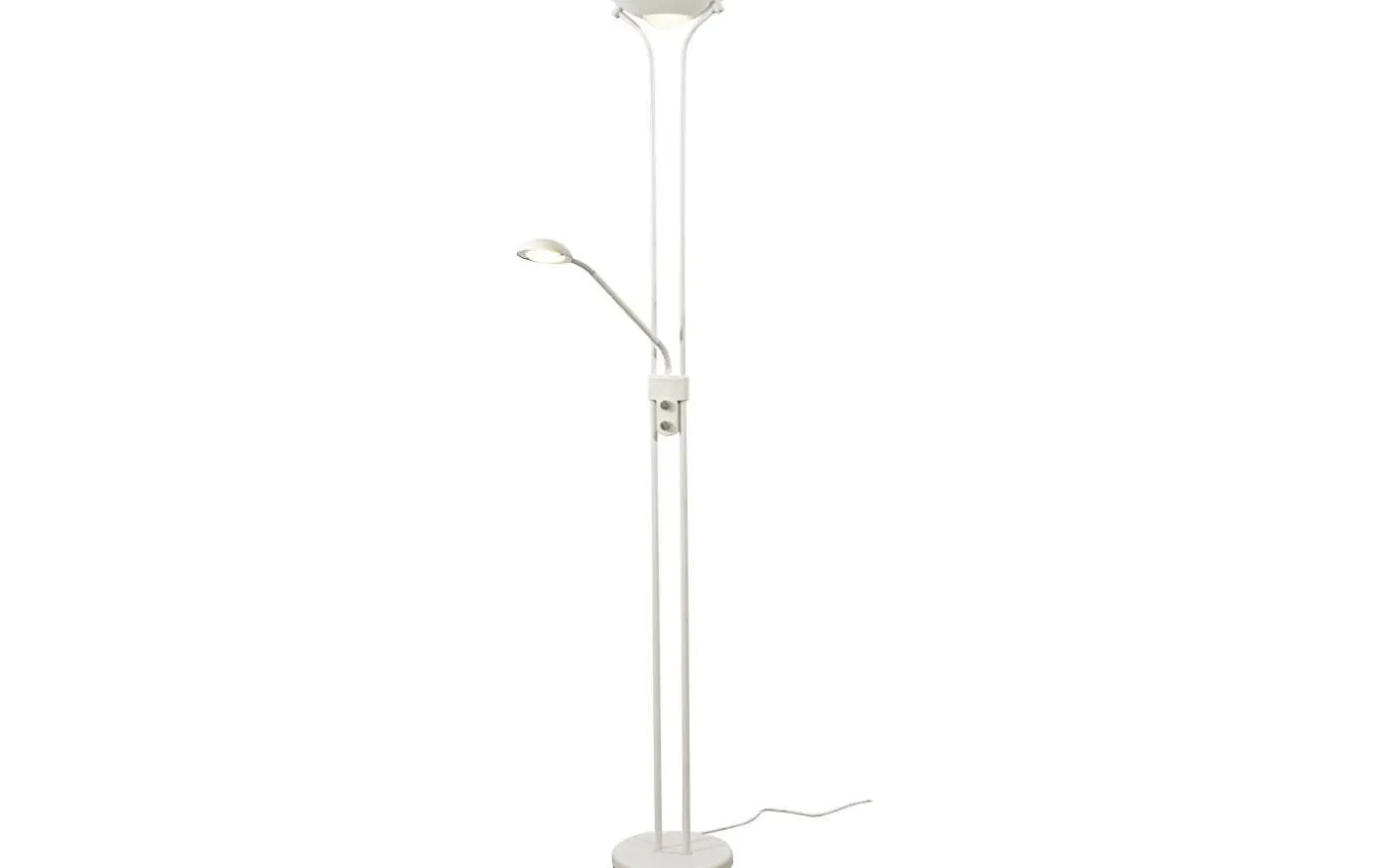 Nice Golvlampa 180cm LED 15W+5W 3000K Vit