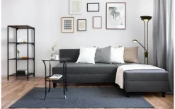 Nice Golvlampa 180cm LED 15W+5W 3000K Svart