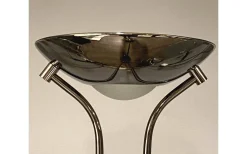 Nice Golvlampa 1,8m LED 3000K 20W+5W Svartkrom