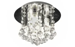 Nicoline Kristallplafond 26cm Krom IP44