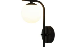 Nicosia Vägglampa Svart IP44