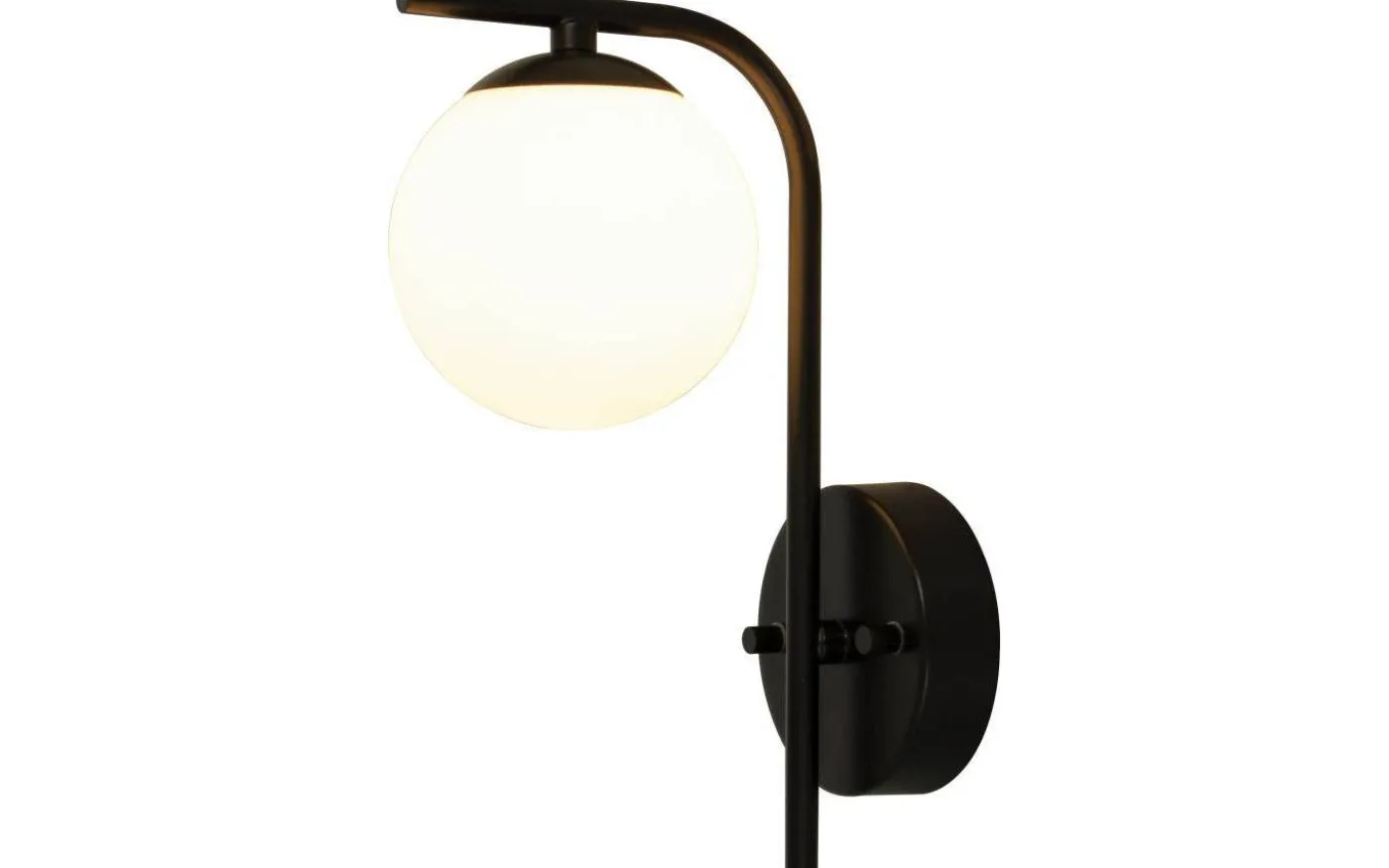 Nicosia Vägglampa Svart IP44