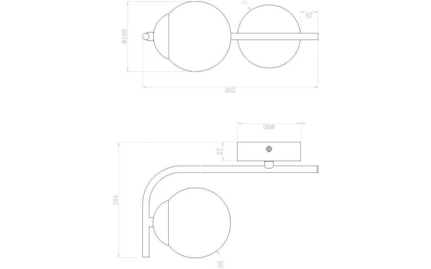Nicosia Vägglampa Svart IP44