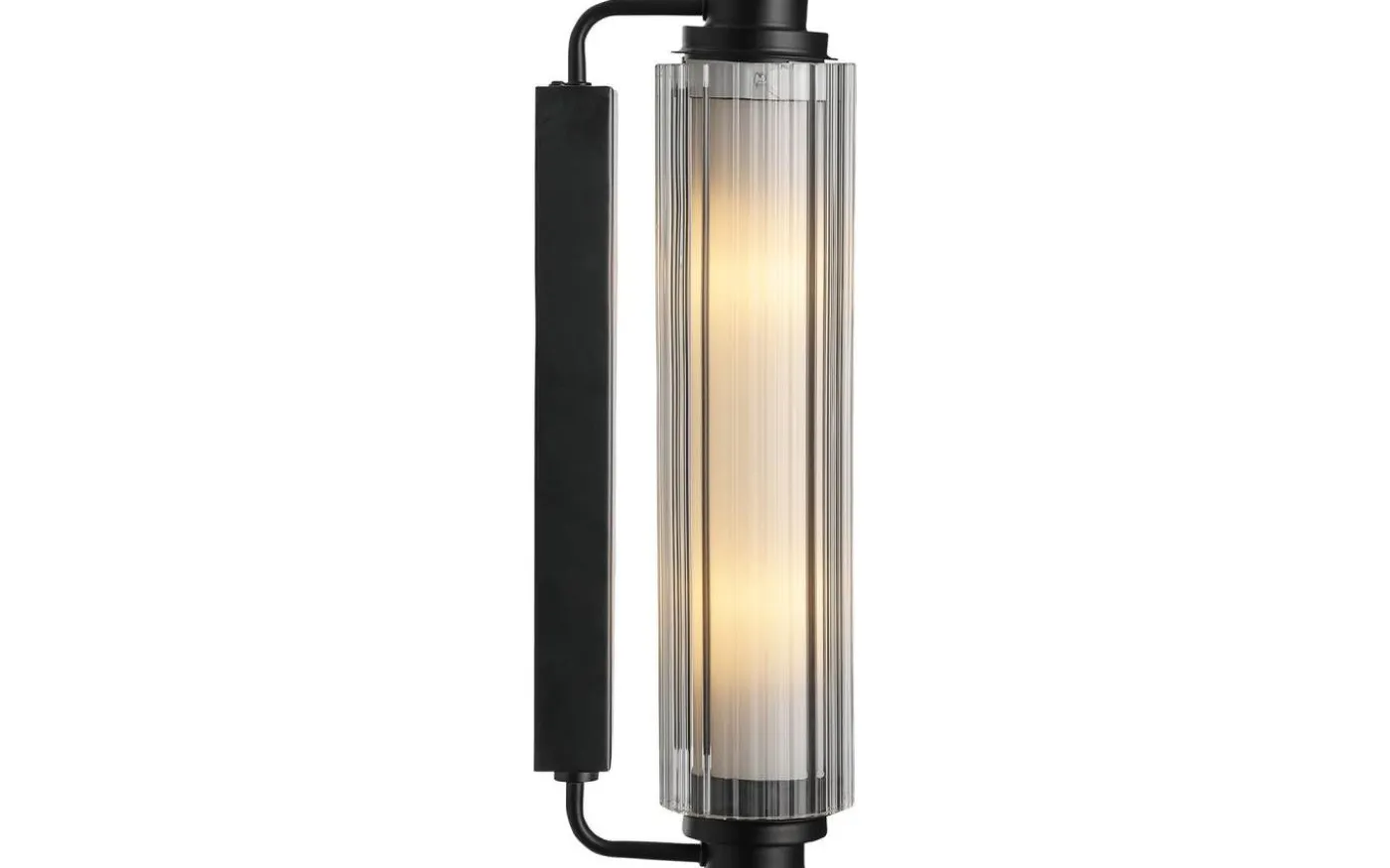 Nimal Double Vägglampa Badrum 35cm Svart IP44