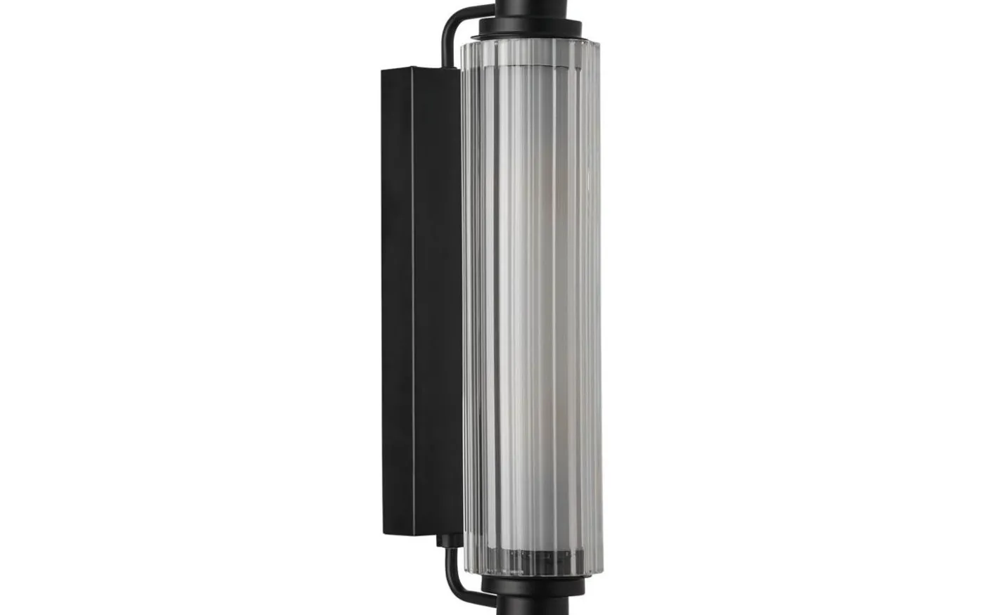Nimal Double Vägglampa Badrum 35cm Svart IP44