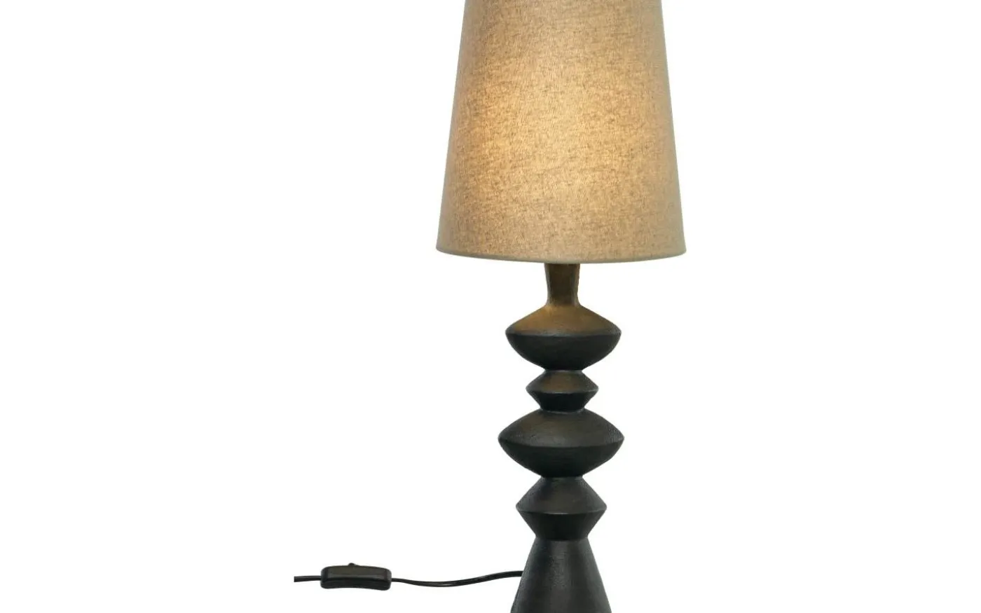 Nina Bordslampa 54cm Svart