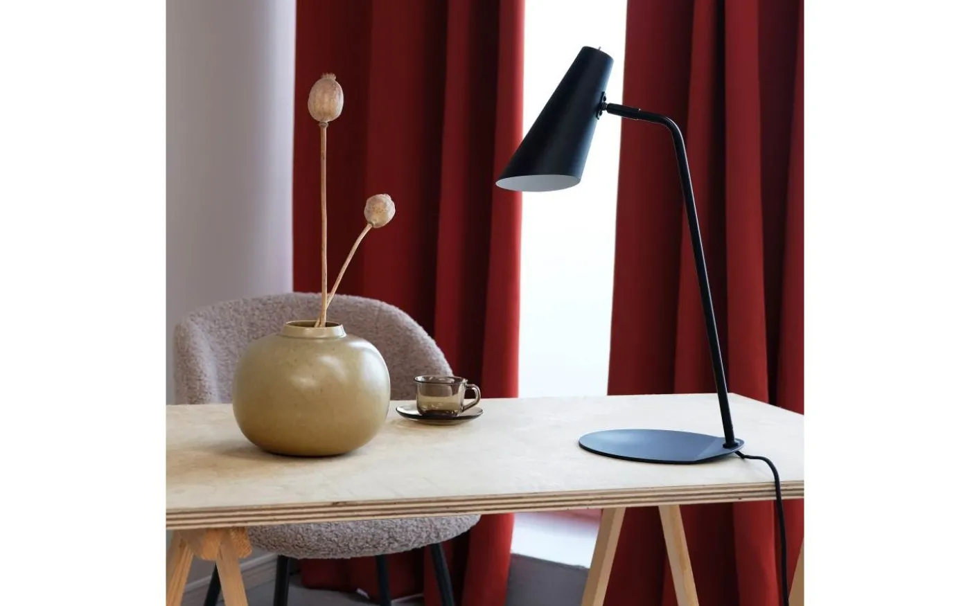 Noa Skrivbordslampa 54cm Svart