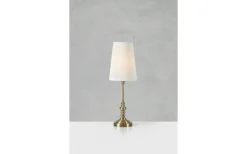 Noble Bordslampa 56cm Offwhite/Antikmässing