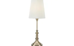 Noble Bordslampa 66cm Offwhite/Antikmässing