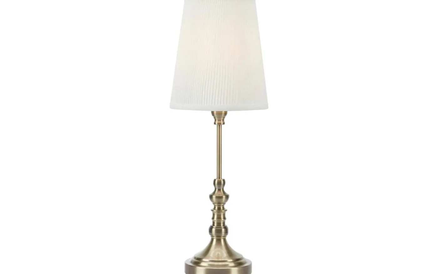 Noble Bordslampa 66cm Offwhite/Antikmässing