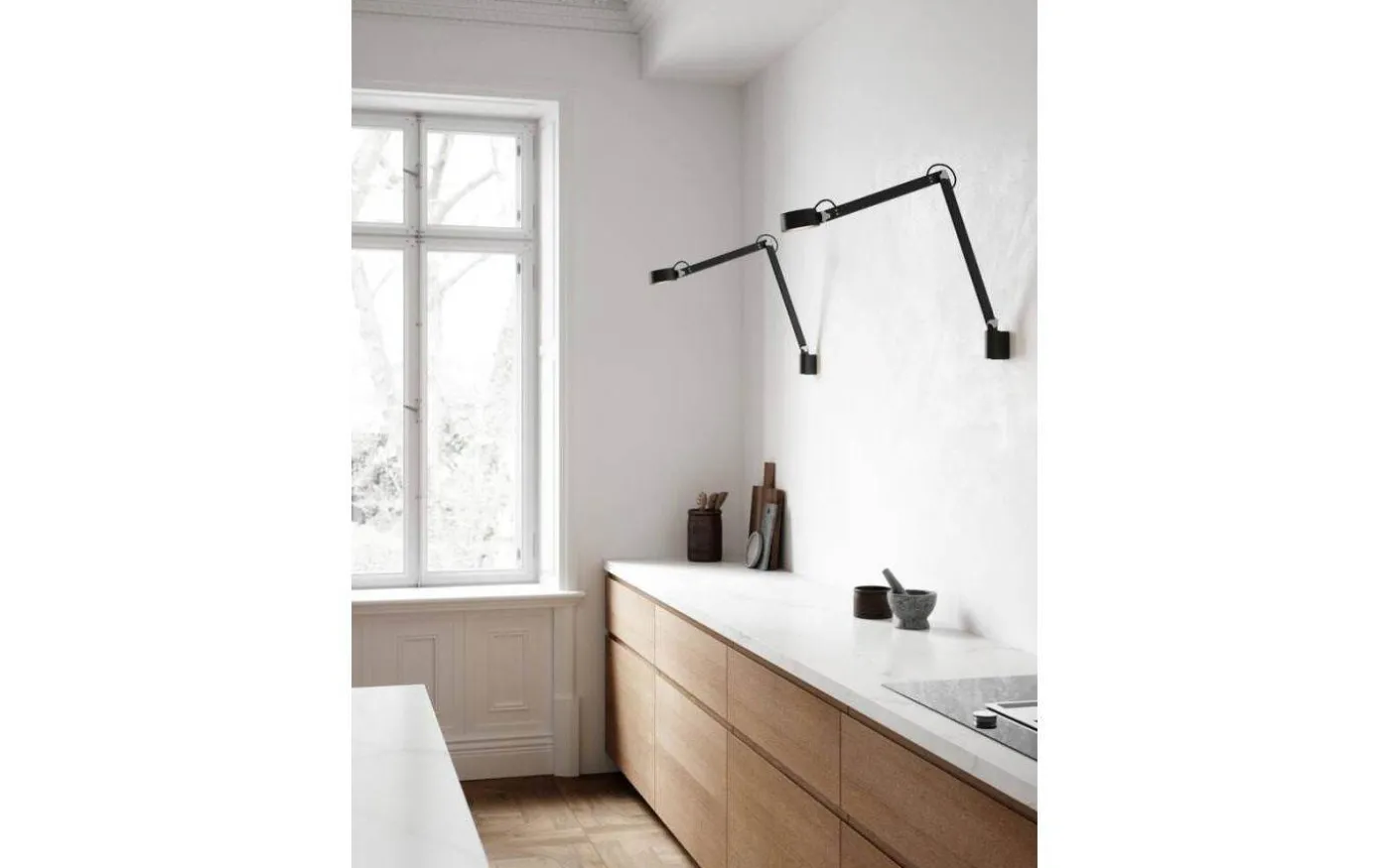 Nobu Skrivbord/Vägglampa 47cm Svart