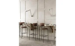 Nobu Skrivbord/Vägglampa 47cm Grå