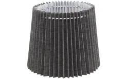 Nody Lampskärm Ø20cm Veckad Grå