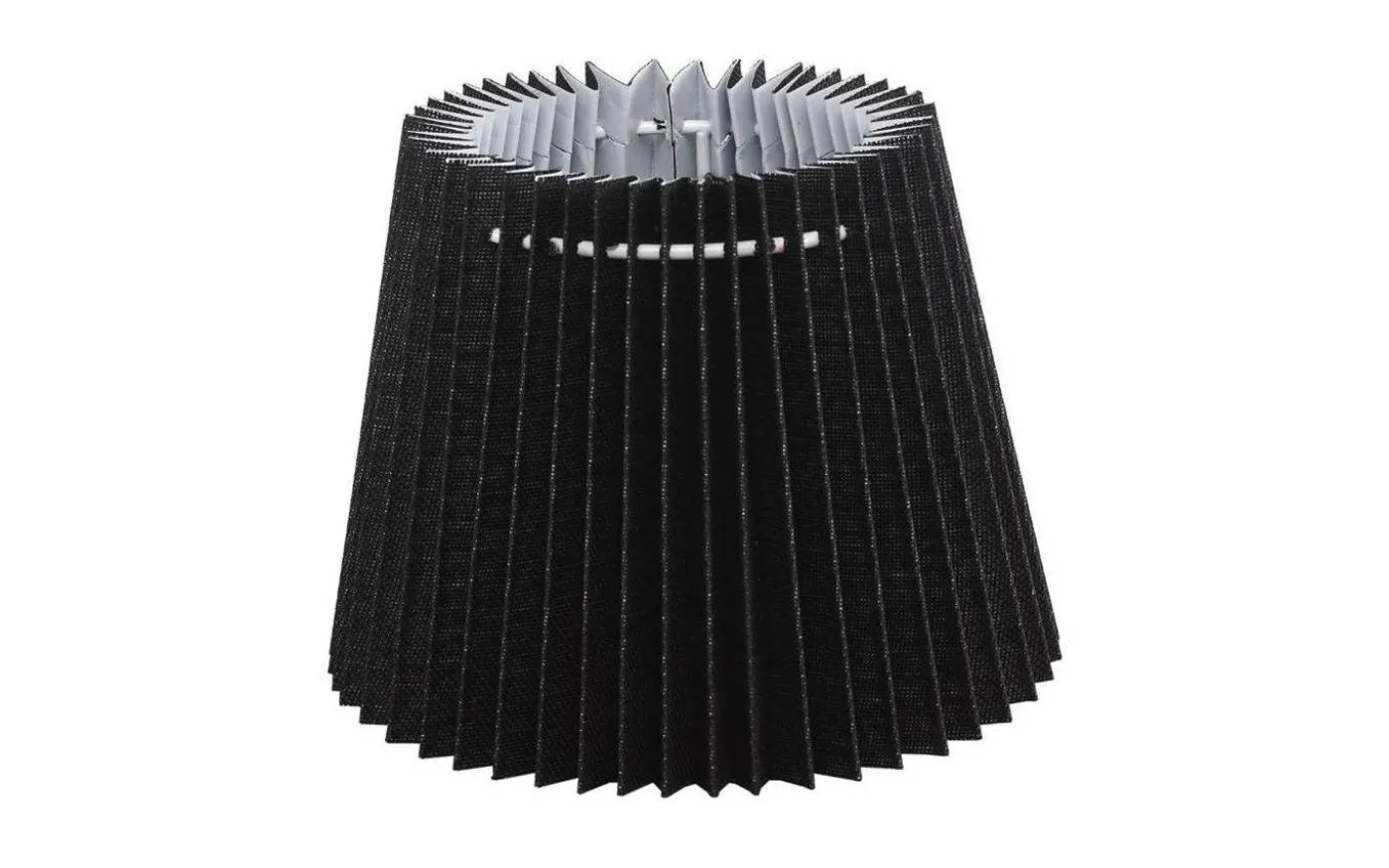 Nody Lampskärm Ø16cm Veckad Svart