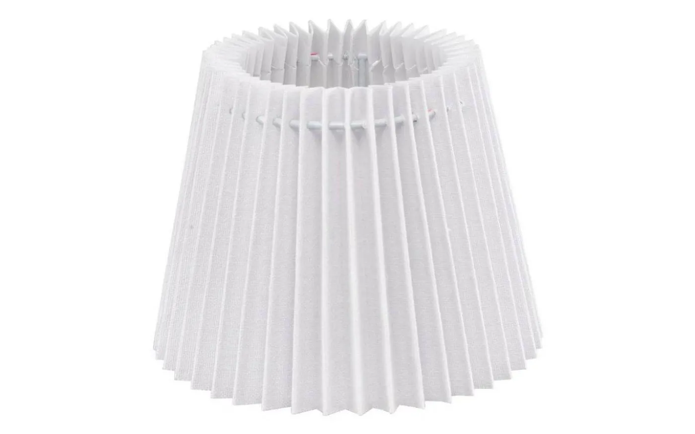 Nody Lampskärm Ø16cm Veckad Vit