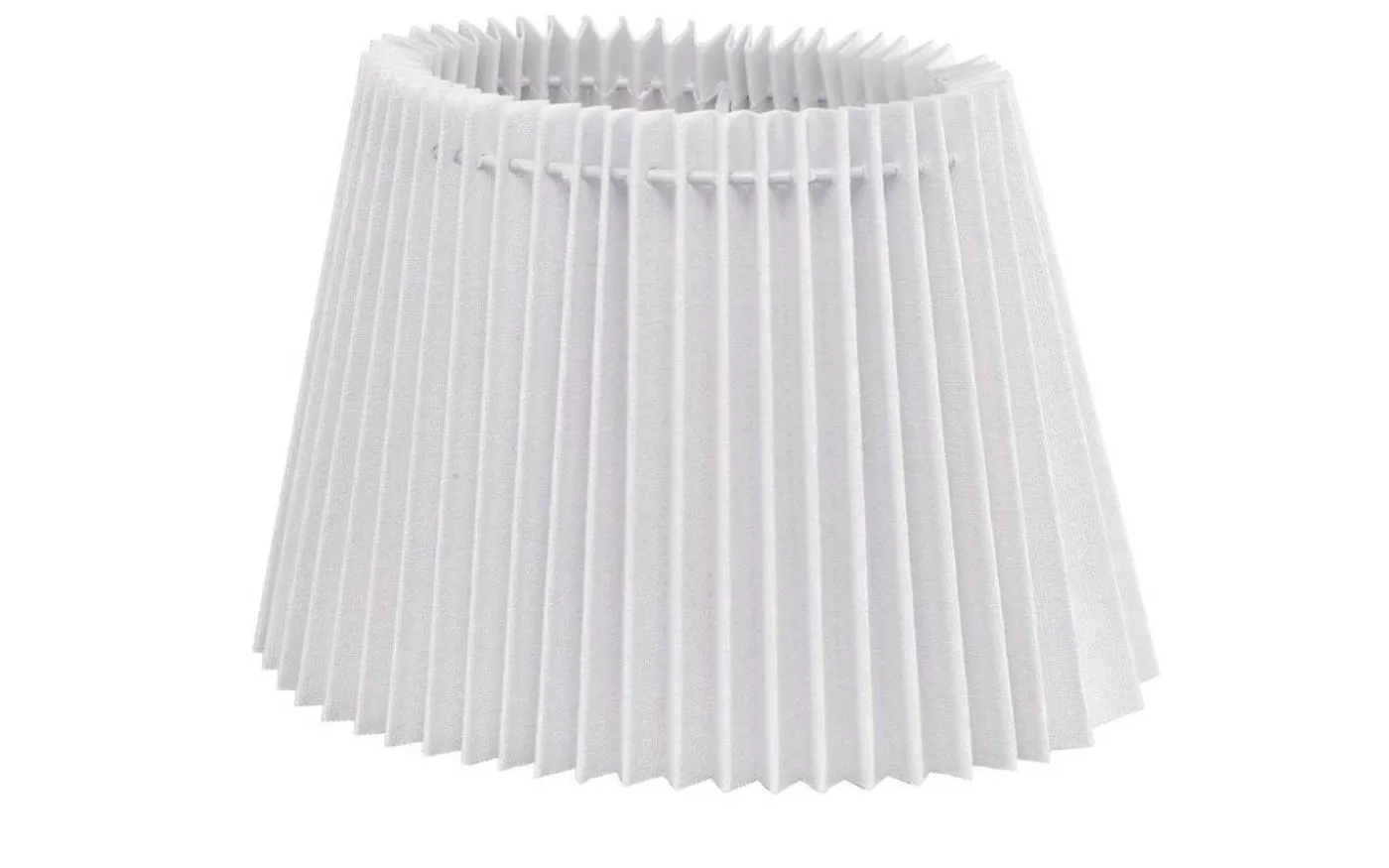 Nody Lampskärm Oval 22cm Veckad Vit