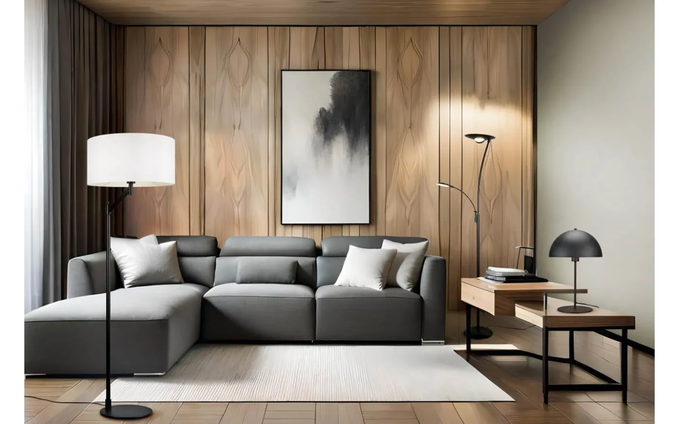 Nola Bordslampa 45cm E27 mattsvart