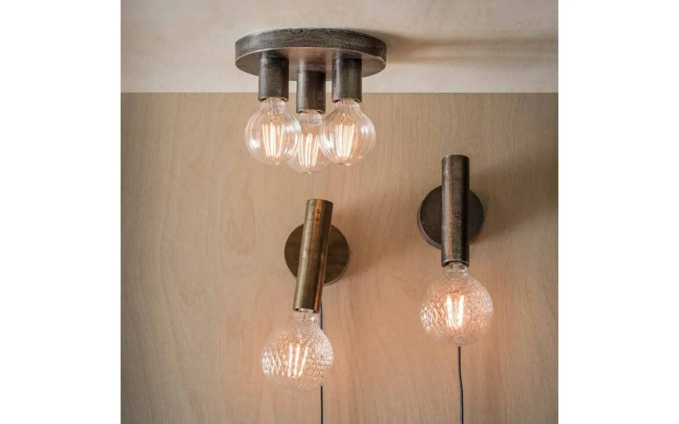 Notice Plafond 25cm Råmässing