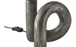 Notice Swirl Bordslampa 18cm Råsilver