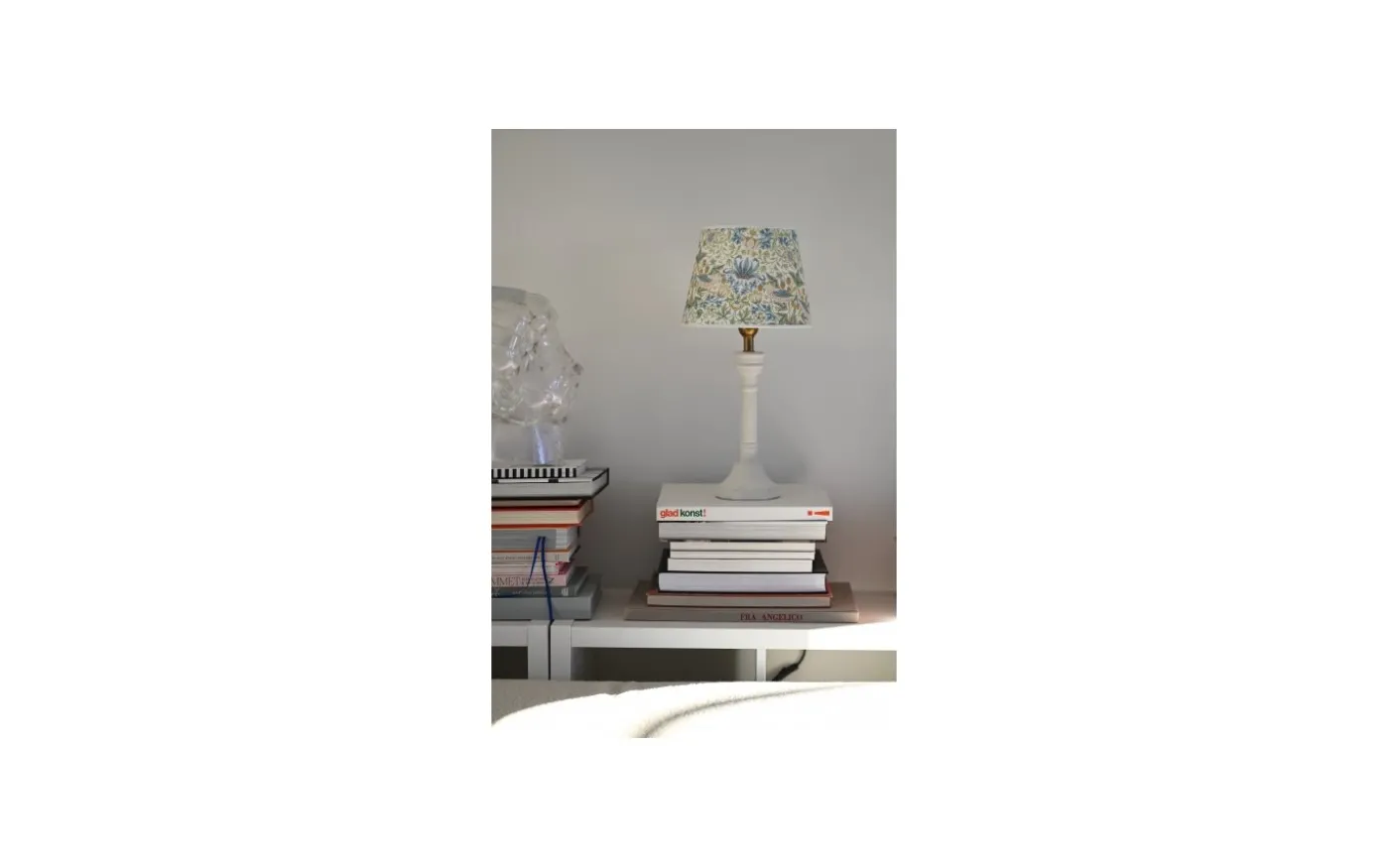 Nottingham Lampfot 38cm Vit