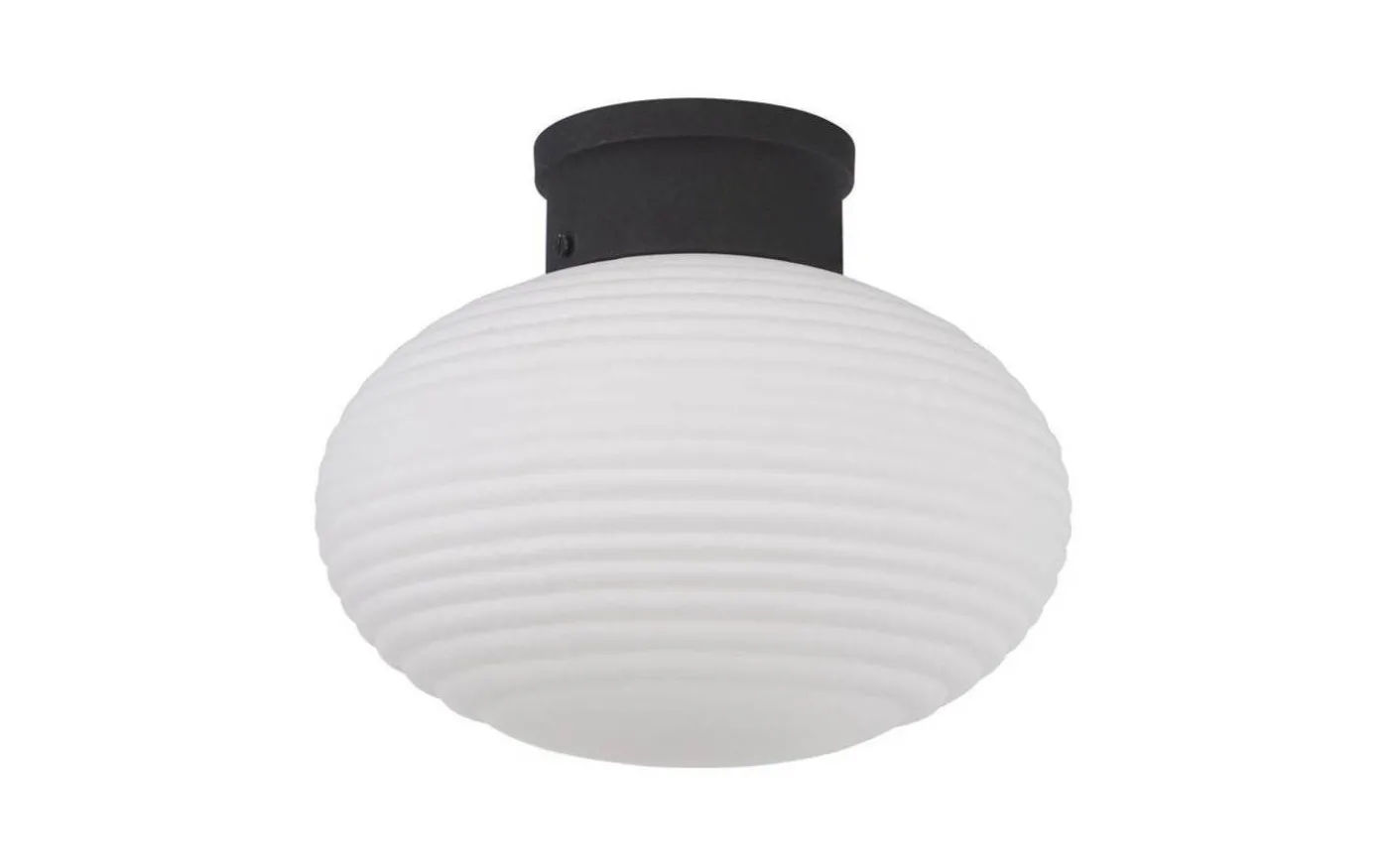 Nova Plafond 30cm Svart/Opal