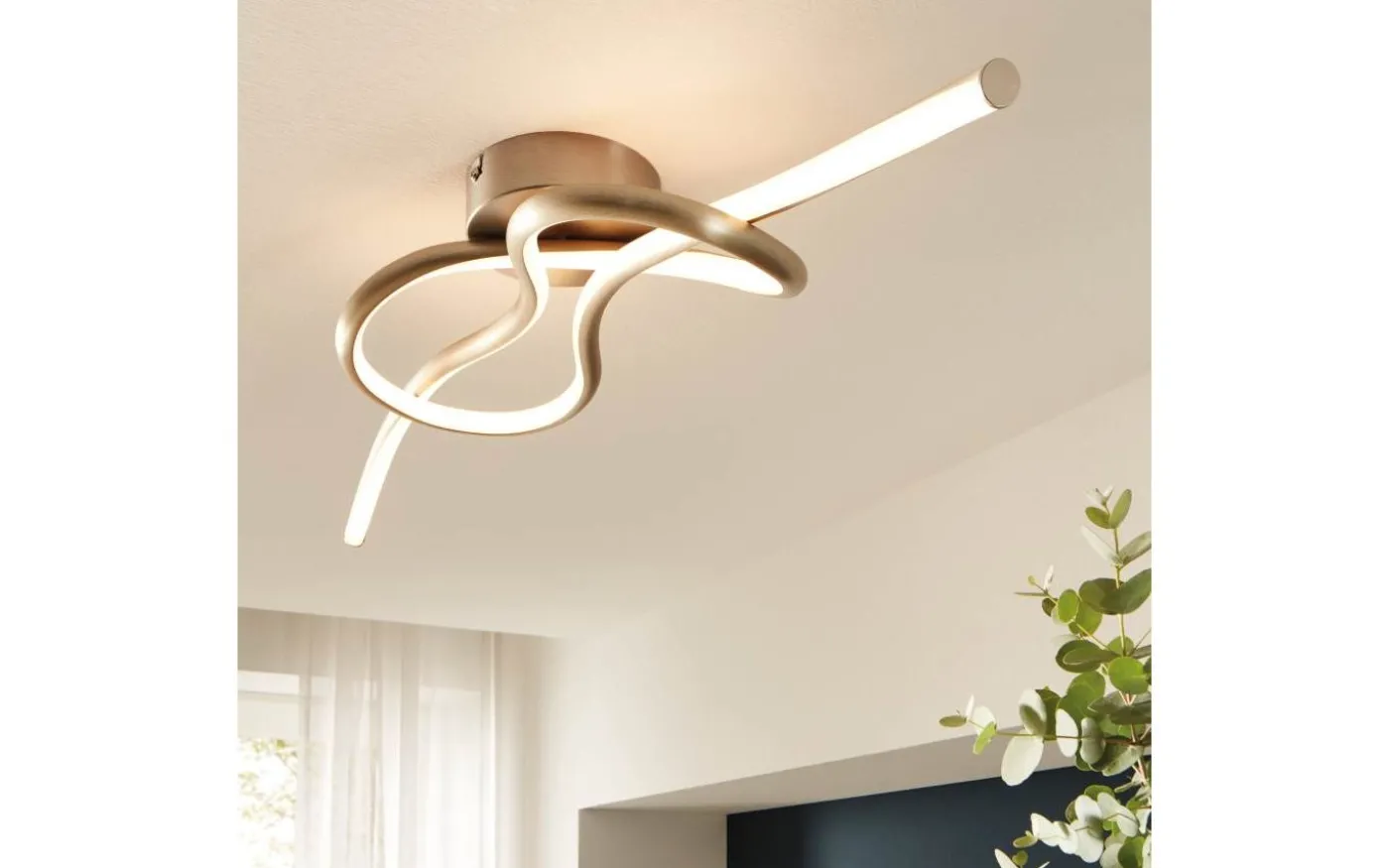 Novafel Plafond 70cm LED 3000K 13W Nickel