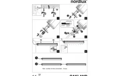 Oakland LED-Armatur 155cm 2700lm 30W 4000K IP65