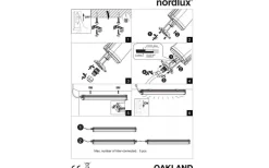 Oakland LED-Armatur 155cm 5600lm 60W 4000K IP65