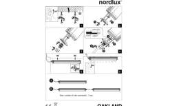Oakland LED-Armatur 125cm 4400lm 43W 4000K IP65
