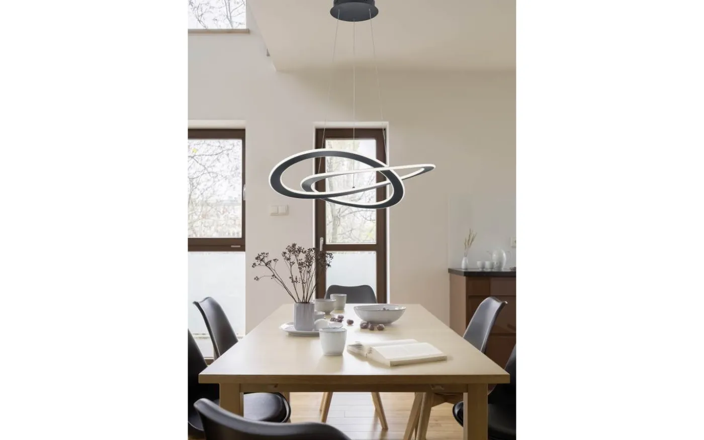 Oakland Taklampa 71cm LED i antracit