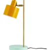 Ocean Skrivbordslampa 43cm Curry/Mässing/Turkos