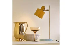 Ocean Skrivbordslampa 43cm Curry/Mässing/Turkos