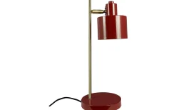 Ocean Skrivbordslampa 43cm Mörkröd/Mässing