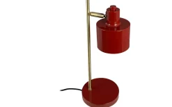 Ocean Skrivbordslampa 43cm Mörkröd/Mässing