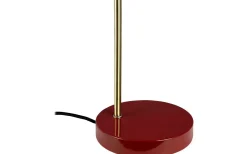Ocean Skrivbordslampa 43cm Mörkröd/Mässing