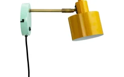 Ocean Vägglampa Curry/Mässing/Turkos