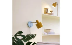 Ocean Vägglampa Curry/Mässing/Turkos