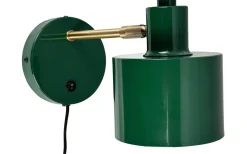 Ocean Vägglampa Mörkgrön/Mässing
